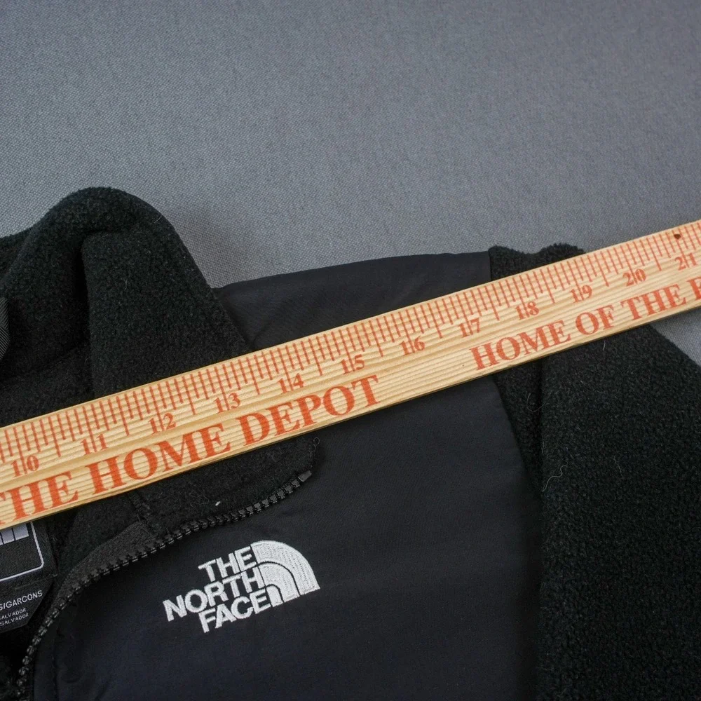 The North Face Boys XL Full Zip Fleece Jacket Black Polartec Warm Outerwear